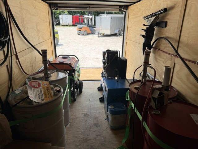 2025 7X16 USED Spray Foam Trailer Fully Loaded