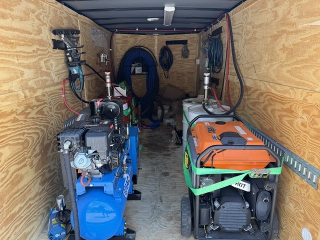 2025 7X16 USED Spray Foam Trailer Fully Loaded