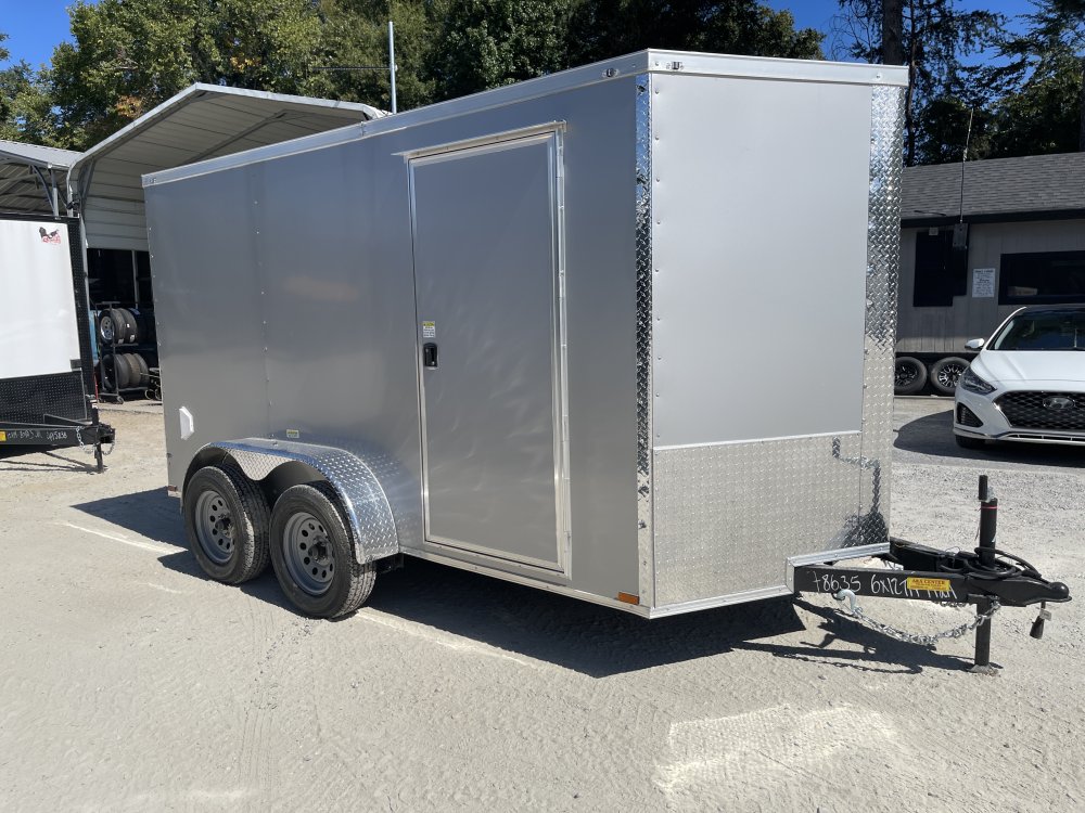 6x12 Enclosed Trailer Dual Axle 6'3" Interior Height W/ Side Door & Ramp 2027 Quality Cargo