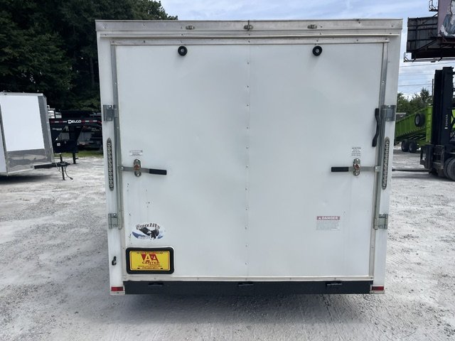 2026 Quality Cargo Trailers Used 7X16 Enclosed Trailer 6'6" Interior Height W/ Side Door & Ramp