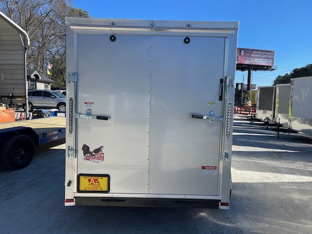 6x12 Enclosed Trailer Dual Axle 6'3" Interior Height W/ Side Door & Ramp 2027 Quality Cargo
