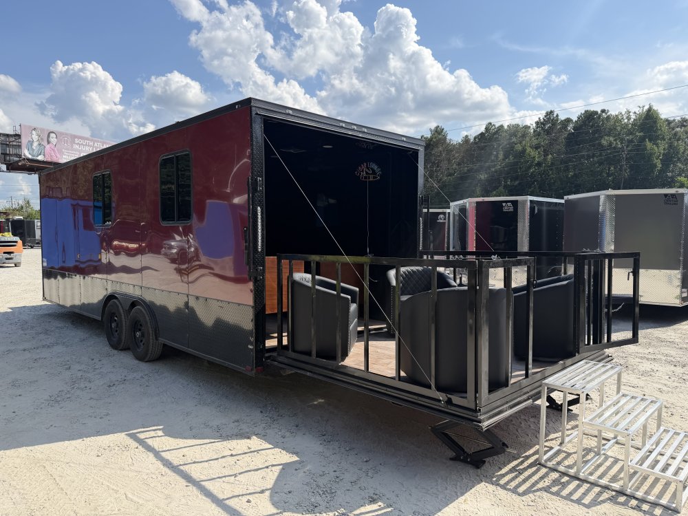 8.5X24 SMOKE LOUNGE TRAILER FULLY LOADED 2026 Quality Cargo Trailers