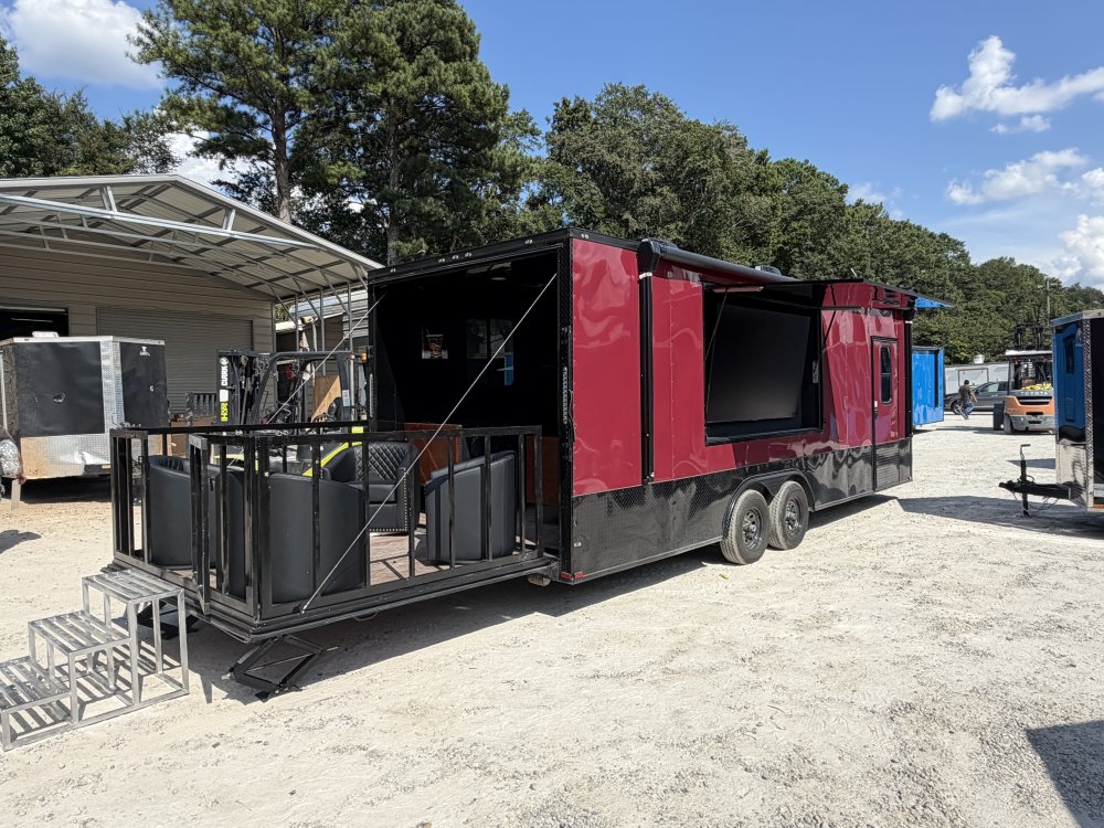 8.5X24 SMOKE LOUNGE TRAILER FULLY LOADED 2026 Quality Cargo Trailers