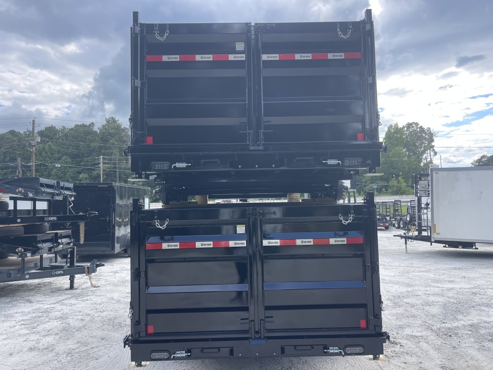 7x16 Dump Trailer Telescopic Lift 4 Foot Sides 14,000 GVWR W/Tarp and Ramps 2026 Southern Utility Tr