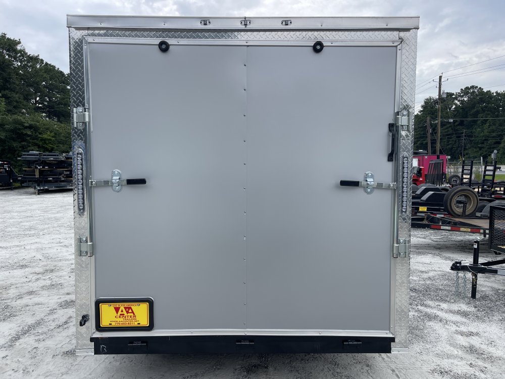 7x14 Enclosed Trailer 6'6" Interior Height W/ Side Door & Ramp 2026 J&C