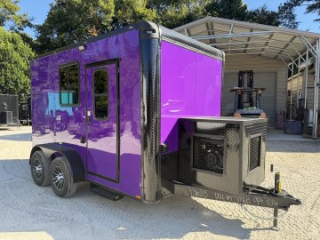 7x12 Pet Grooming Trailer 50" Tub, High Velocity Dryer & Integrated Vacuum System 2026 Quality Cargo