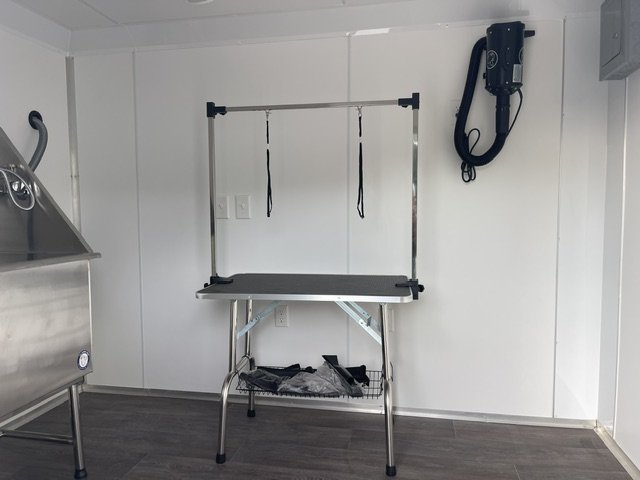 7x12 Pet Grooming Trailer 50" Tub, High Velocity Dryer & Integrated Vacuum System 2026 Quality Cargo