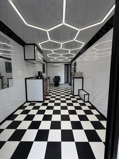 8.5x24 Barbershop/Salon Trailer Fully Equipped 2027 Quality Cargo