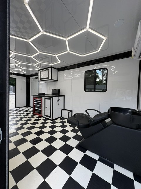 8.5x24 Barbershop/Salon Trailer Fully Equipped 2027 Quality Cargo