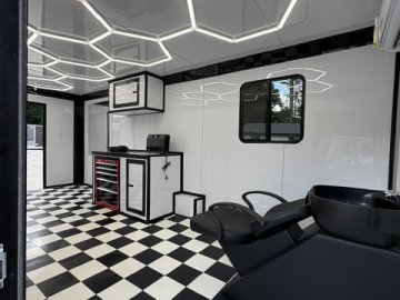8.5x24 Barbershop/Salon Trailer Fully Equipped 2027 Quality Cargo