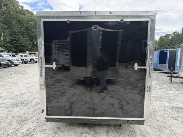 7x16 Enclosed Trailer Dual Axle 6'6" Interior Height W/ Side Door & Ramp 2026 J&C