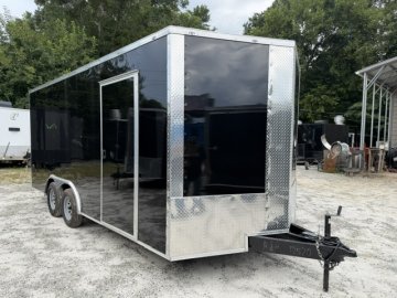 8.5X18 Enclosed Trailer 7' Interior Height W/ Side Door & Ramp 2026 J&C