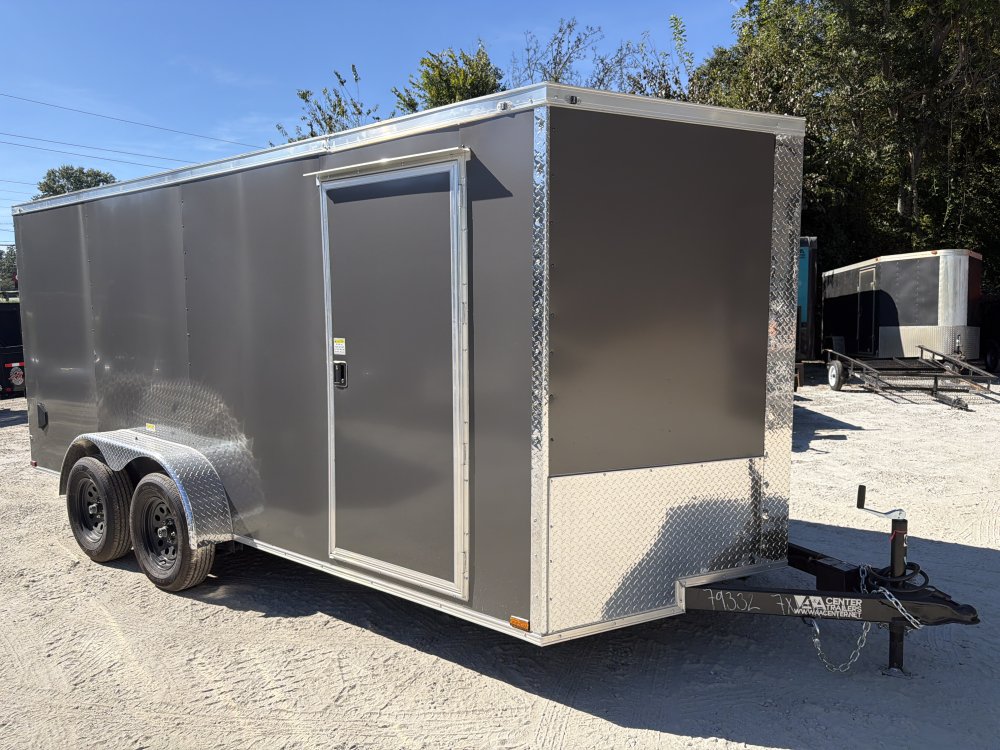 7x16 Enclosed Trailer 6'3" Interior Height W/ Side Door & Ramp 2027 Quality Cargo