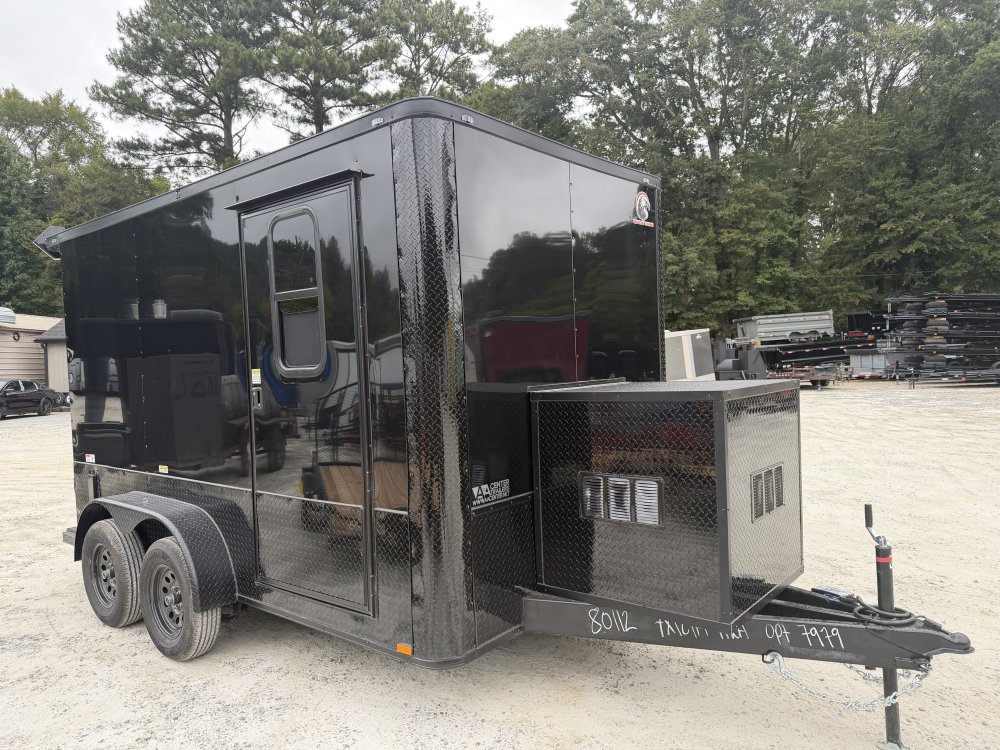 7X12 Road Side Service Trailer, Tire Changer & Balancer, Air compressor, 50 AMP Electrical Package