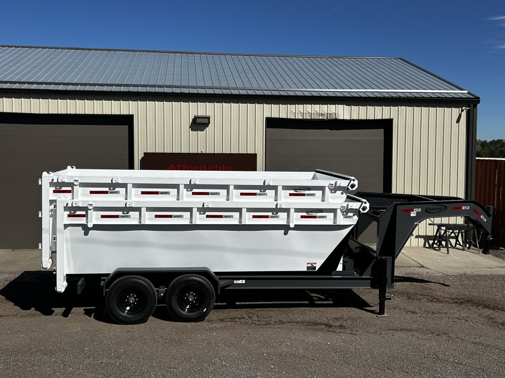 83"x16' Dura Haul Gooseneck 16K Rolloff Package