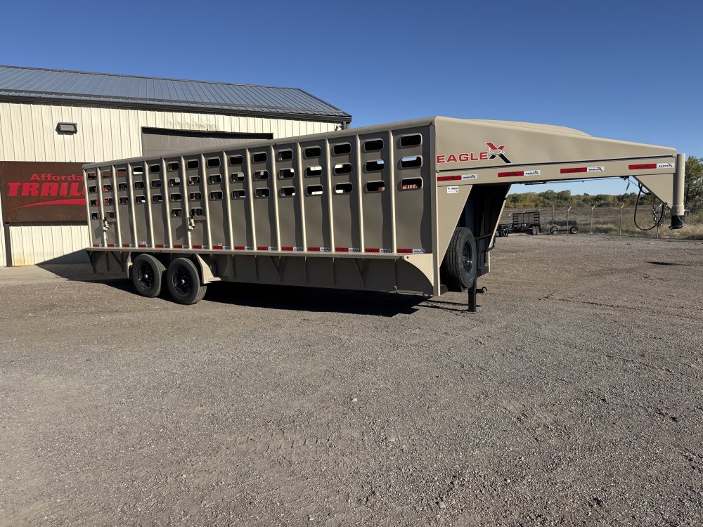 6' 8"x24' Eagle X Gooseneck Stock