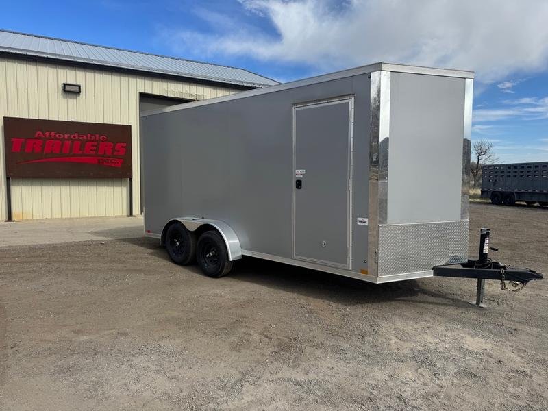 7'x16' Cross Bumper Pull Hail Resistant Enclosed Cargo