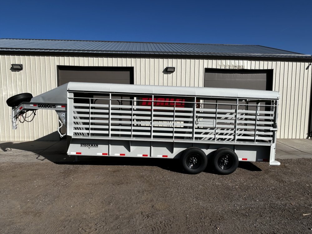 6' 8"x20' GOOD GUYS Stockman Gooseneck Stock