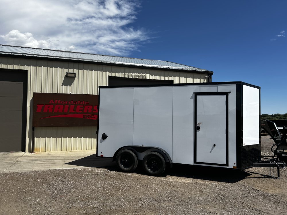 7'x14' Cross Hail Resistant Enclosed Cargo