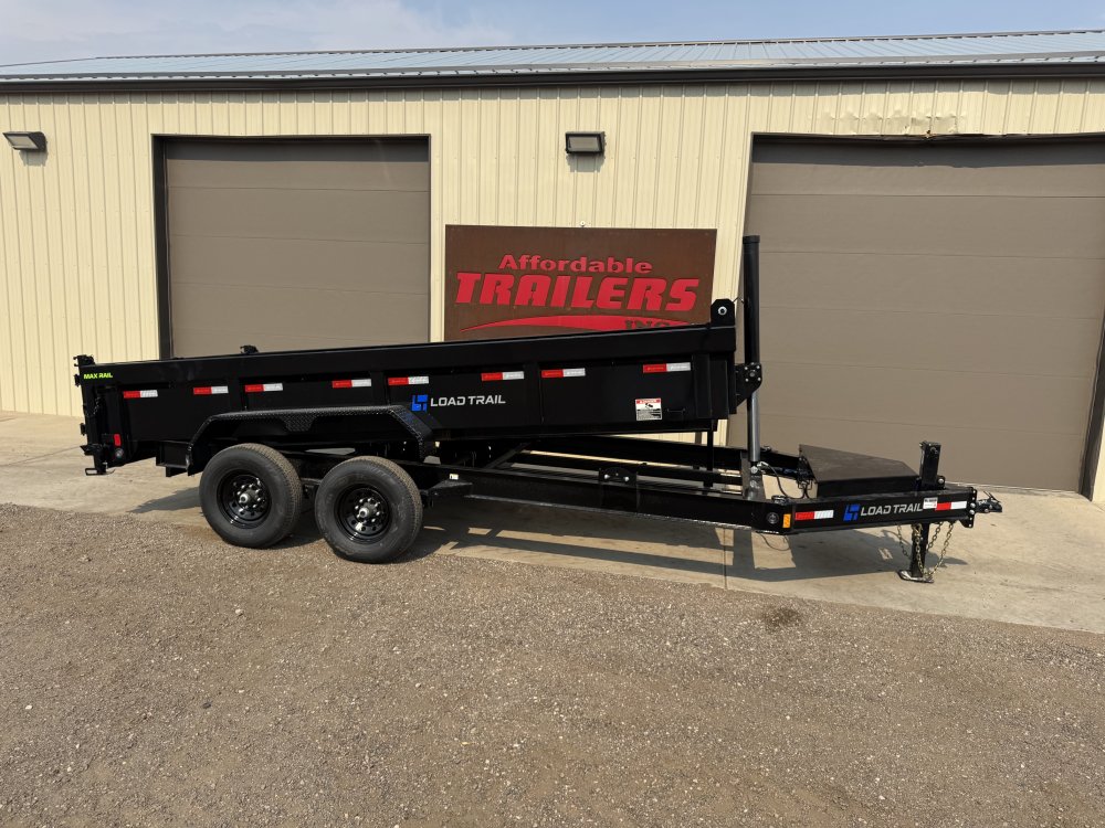 83"x16' Load Trail Bumper Pull Telescopic Dump