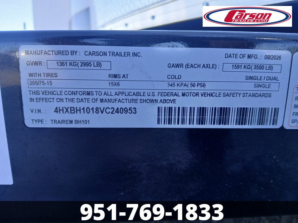 72"x10' Carson Enclosed Cargo