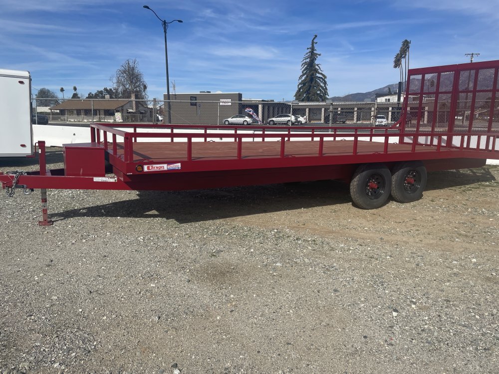 2024 CARSON 102"x24' flatbed trailer