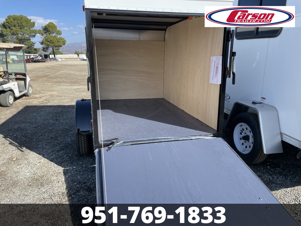 2025 CARSON 60" X 8' EL ENCLOSED TRAILER W/ REAR RAMP DOOR