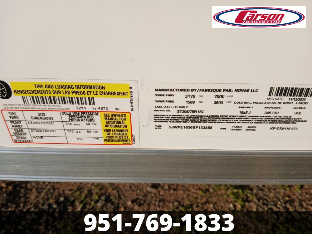 83x16 Pace American Enclosed Cargo