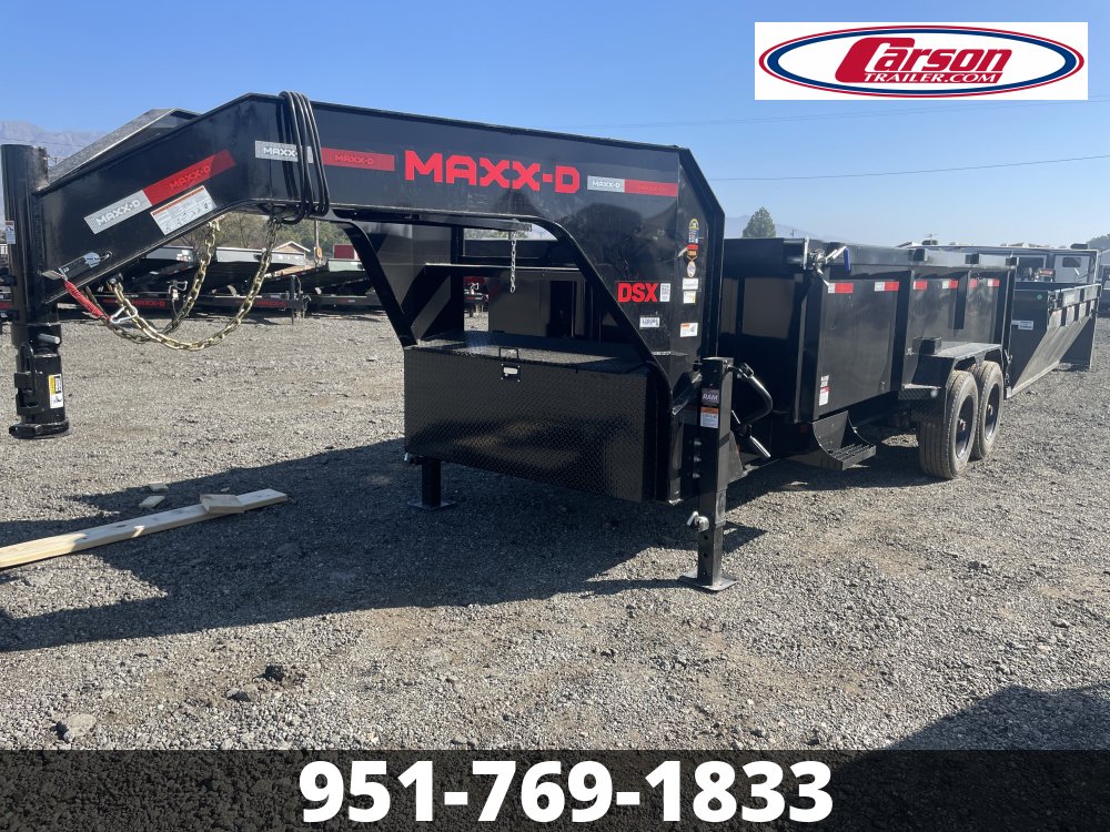 2025 MAXXD DSX 83" X 16' GOOSENECK DUMP TRAILER