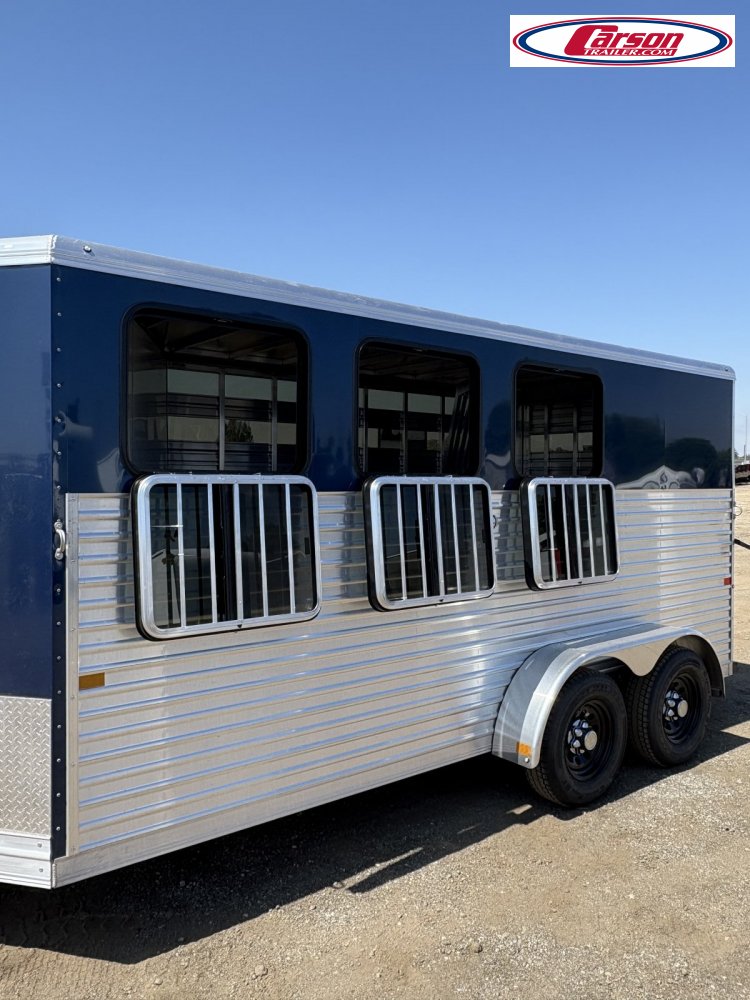 81x15 FRONTIER Horse Trailer