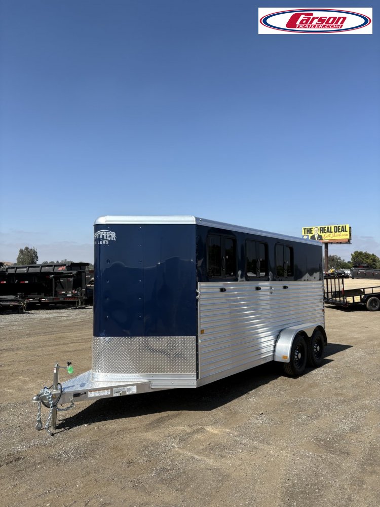 81x15 FRONTIER Horse Trailer