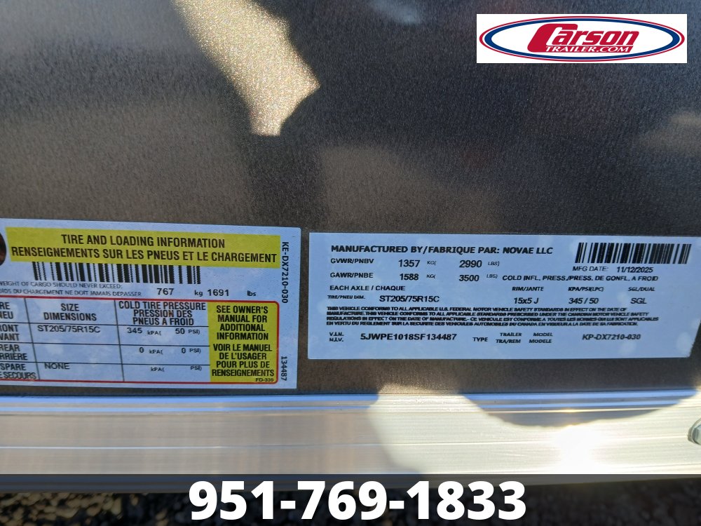 72x10 Pace American Enclosed Cargo