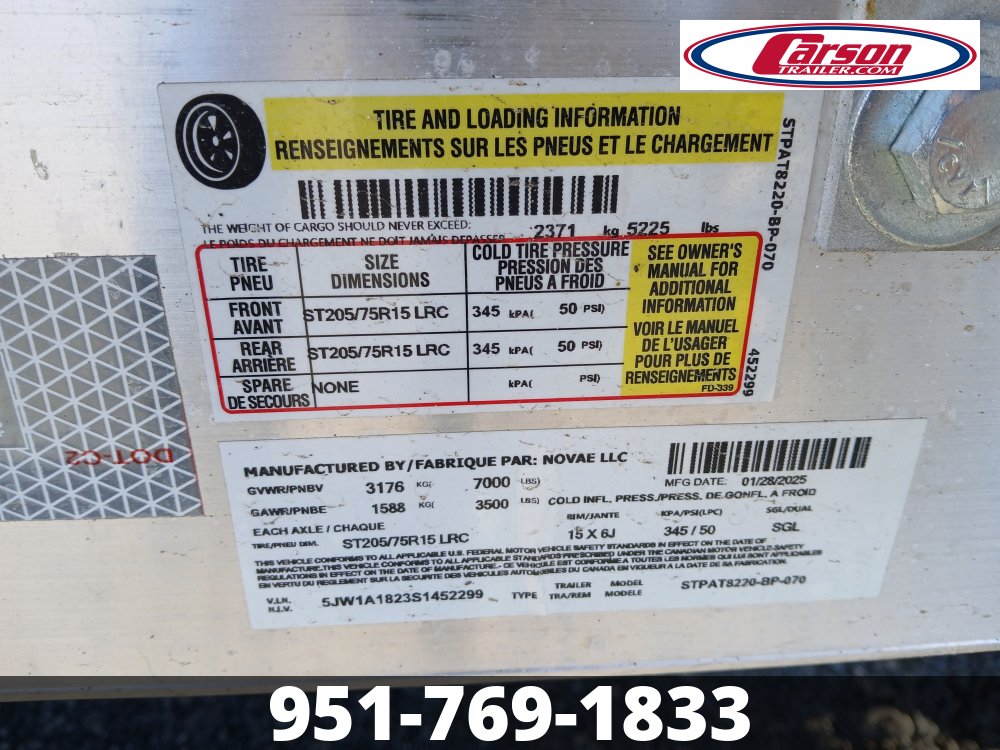 82x18 Sure-Trac Tilt Deck