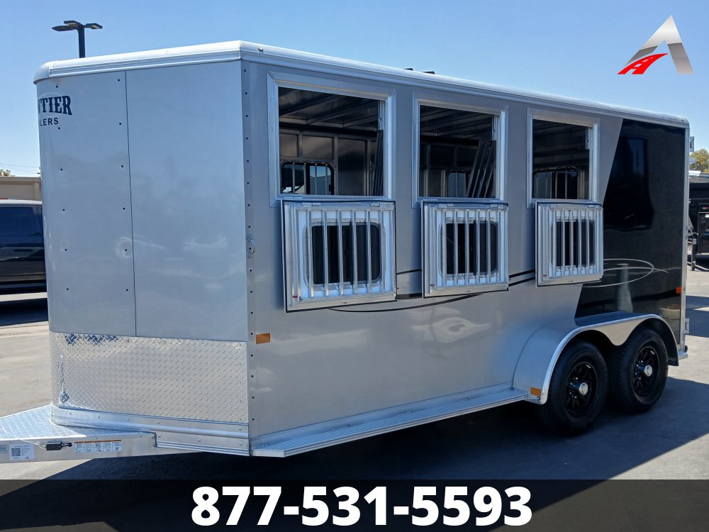 82x15 FRONTIER Horse Trailer