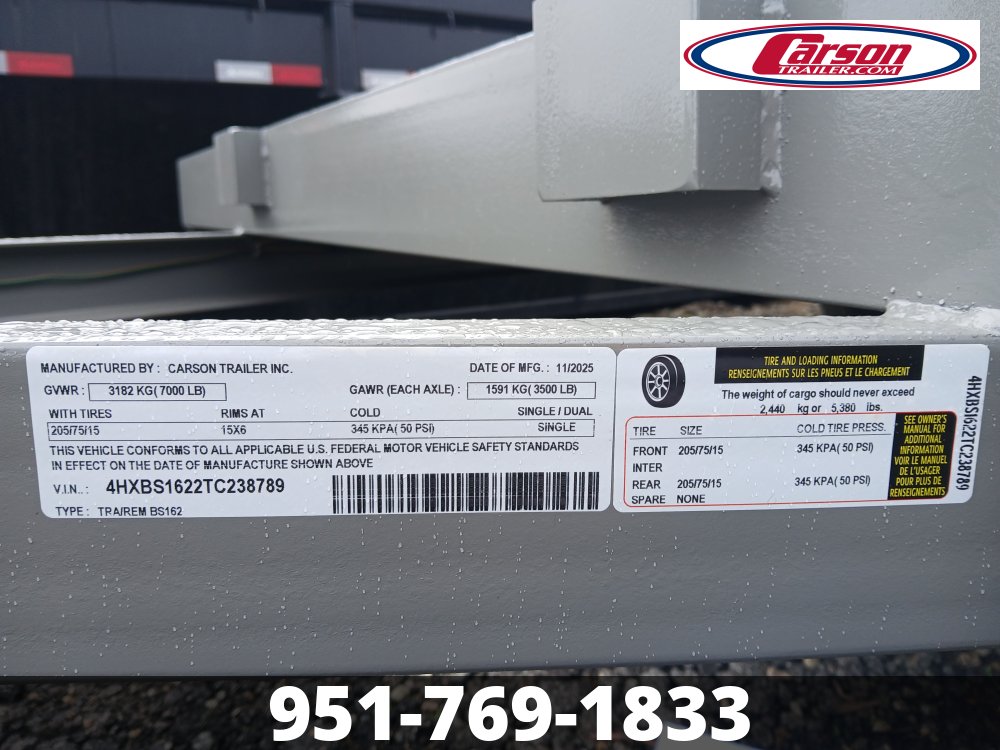 82x16 Carson Open Car Hauler