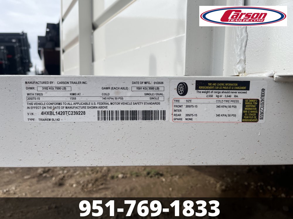 82x14 Carson Landscape Trailer