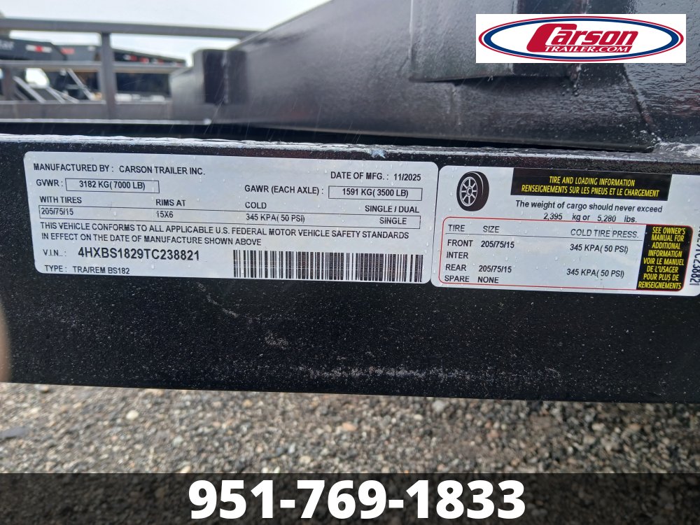 82x18 Carson Open Car Hauler