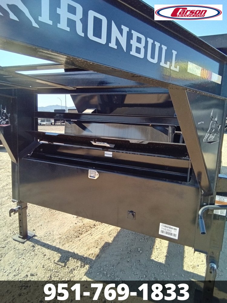 2024 IRONBULL 7' X 16' GOOSNECK ROLLOFF DUMP TRAILER