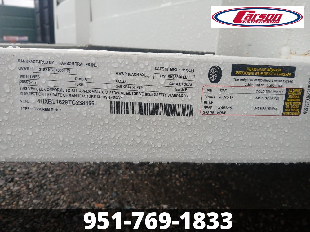 77x16 Carson Landscape Trailer