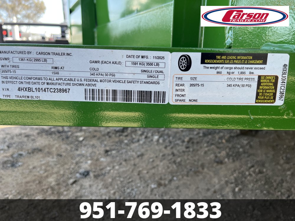 77x10 Carson Landscape Trailer