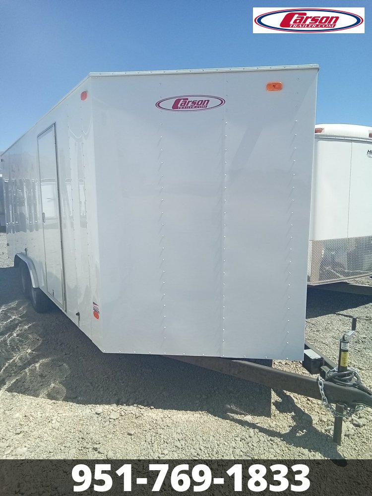 2025 CARSON 8' X 18' V-NOSE ENCLOSED CARGO TRAILER