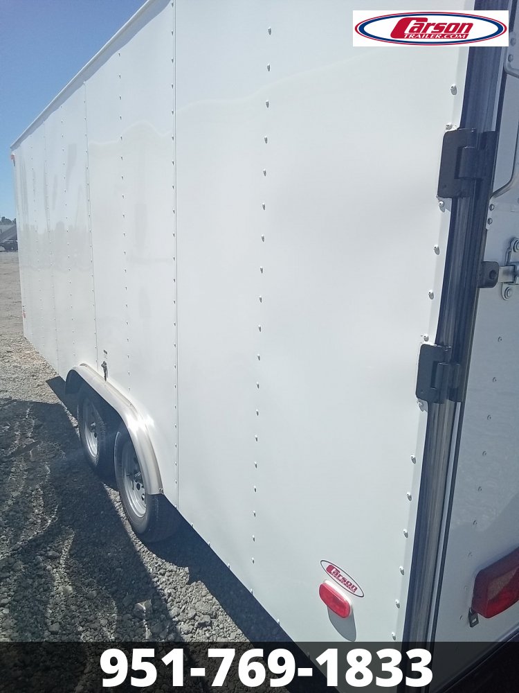 2025 CARSON 8' X 18' V-NOSE ENCLOSED CARGO TRAILER