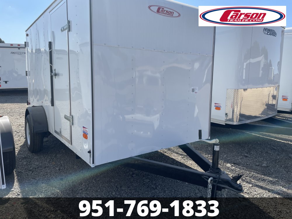 2025 CARSON 6' X 12' S/A EL ENCLOSED TRAILER