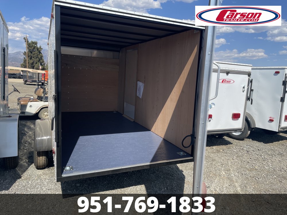 2025 CARSON 6' X 12' S/A EL ENCLOSED TRAILER