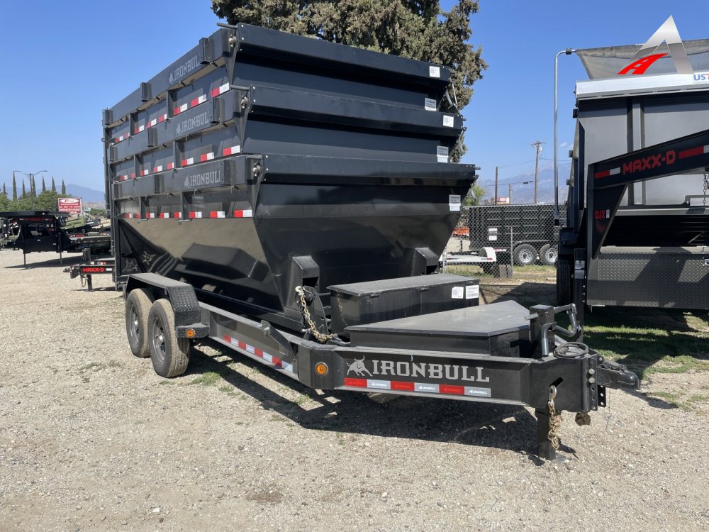 83x14 Iron Bull ROLL OFF TRAILER