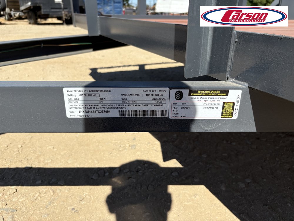 77x14 Carson Trailer Utility