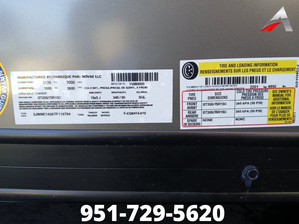 82x14 Formula Enclosed Cargo