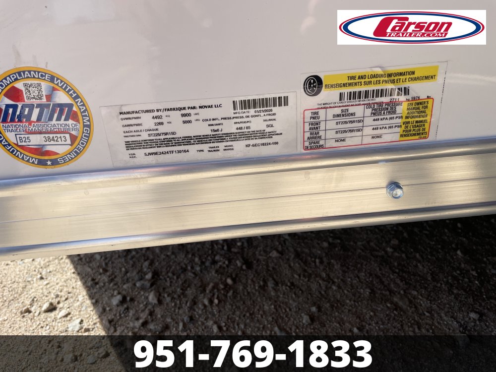 102x24 Formula Enclosed Car Hauler