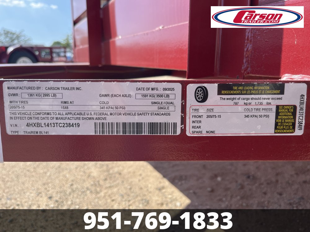 77x14 Carson Landscape Trailer