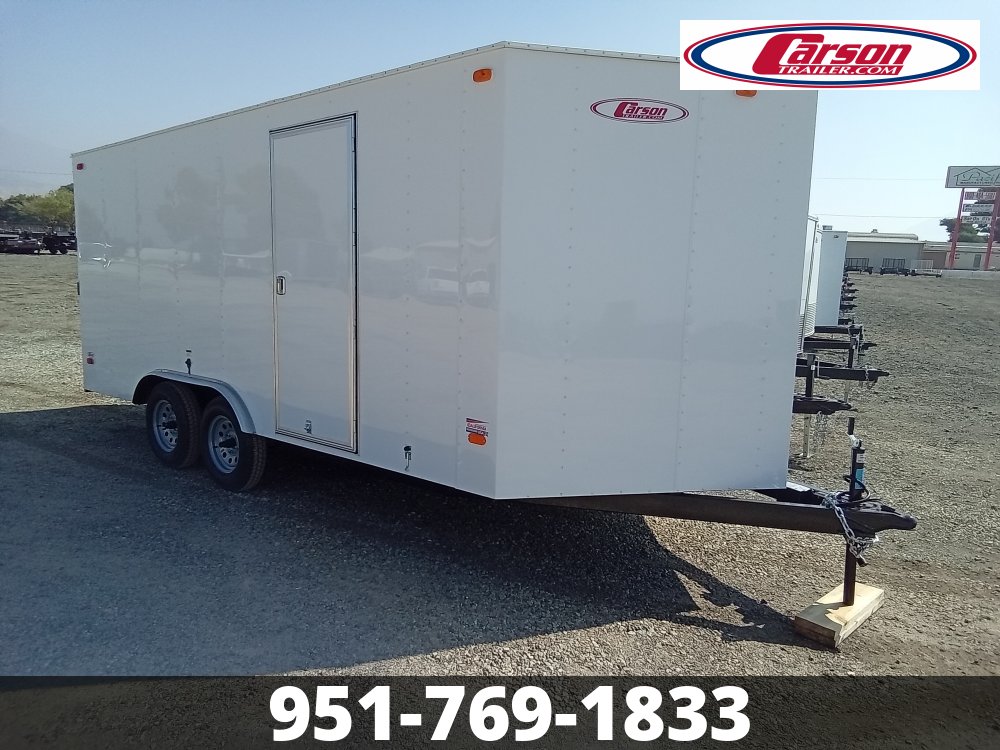 2025 CARSON T/A 8' X 16' ENCLOSED TRAILER